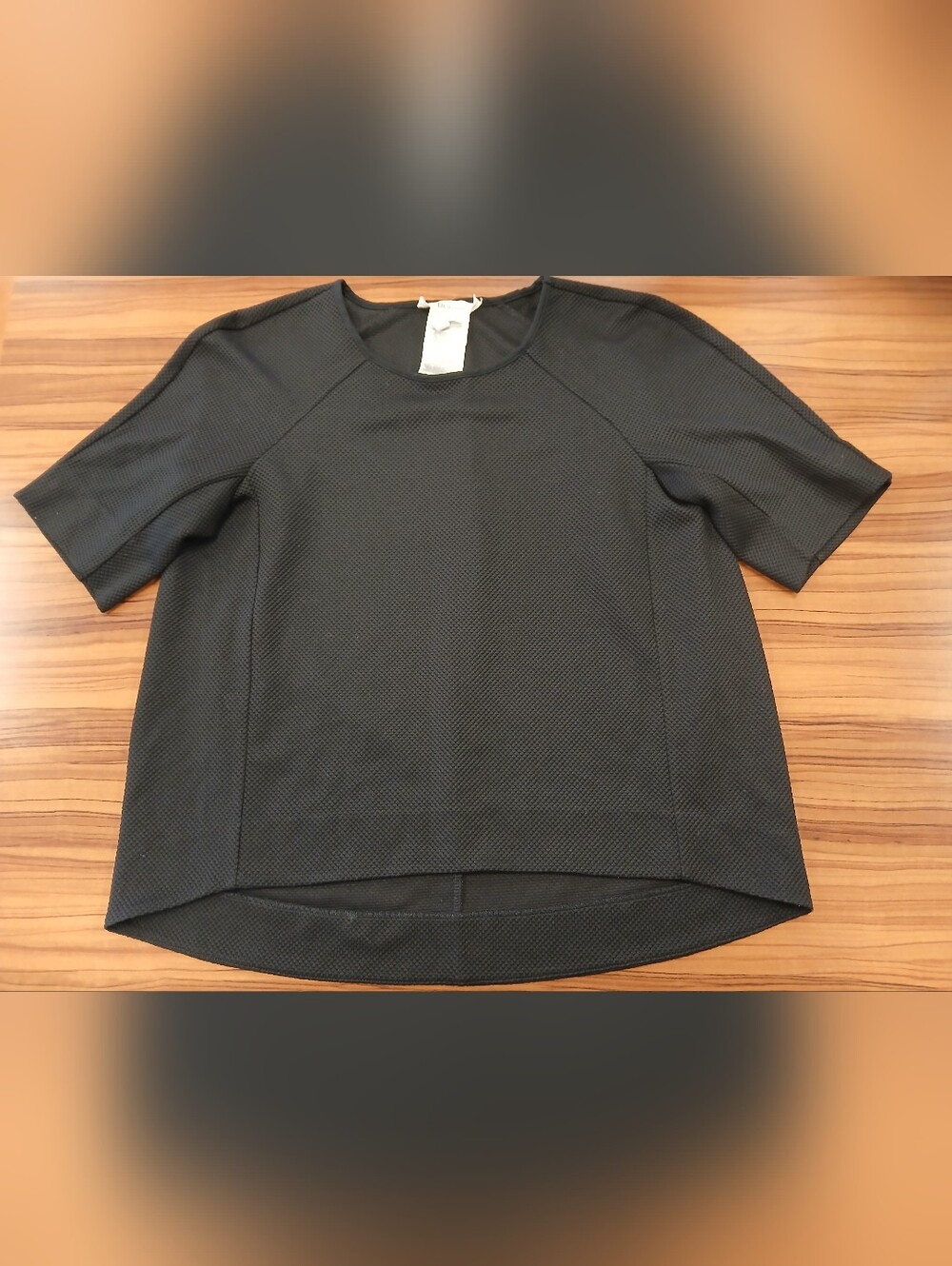 BCBGeneration Black Textured Top